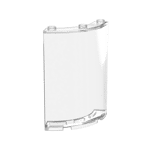 Panel 4 x 4 x 6 Quarter Cylinder #30562  - 40-Trans-Clear