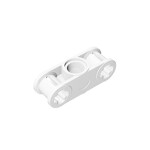 Technic Axle and Pin Connector Perpendicular 3L with Centre Pin Hole #32184  - 1-White