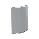 Panel 4 x 4 x 6 Quarter Cylinder #30562  - 194-Light Bluish Gray