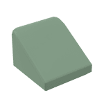 Slope 30 1 x 1 x 2/3 (Cheese Slope) #50746 - 151-Sand Green