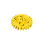 Technic, Gear 24 Tooth #3648  - 24-Yellow