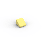 Slope 30 1 x 1 x 2/3 (Cheese Slope) #50746 - 226-Bright Light Yellow