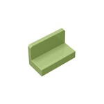 Panel 1 x 2 x 1 - Undetermined Corners #4865  - 330-Olive Green