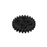 Technic, Gear 24 Tooth #3648  - 26-Black