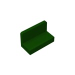 Panel 1 x 2 x 1 - Undetermined Corners #4865  - 141-Dark Green