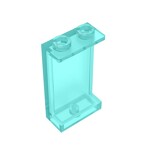 Panel 1 x 2 x 3 - Side Supports / Hollow Studs #87544  - 42-Trans-Light Blue
