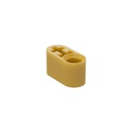 Technic Beam 1 x 2 Thick with Pin Hole and Axle Hole #60483  - 297-Pearl Gold