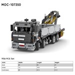 MOC-107350 Iveco Turbostar 190-42 Tipper Crane Truck