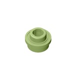 Plate, Round 1 x 1 with Open Stud #85861 - 330-Olive Green