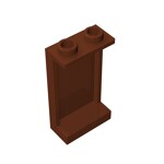 Panel 1 x 2 x 3 - Side Supports / Hollow Studs #87544  - 192-Reddish Brown