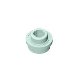 Plate, Round 1 x 1 with Open Stud #85861 - 323-Light Aqua