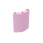 Panel 4 x 4 x 6 Quarter Cylinder #30562  - 222-Bright Pink