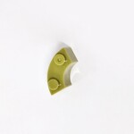 Curved Brick 2 Knobs #3063 - 330-Olive Green