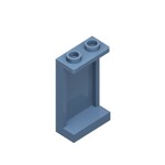 Panel 1 x 2 x 3 - Side Supports / Hollow Studs #87544  - 135-Sand Blue