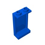 Panel 1 x 2 x 3 - Side Supports / Hollow Studs #87544  - 23-Blue