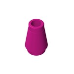 Nose Cone Small 1 x 1 #59900 - 124-Magenta