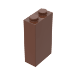 Brick 1 x 2 x 3 #22886 - 192-Reddish Brown