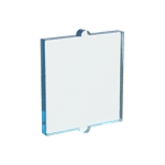 Glass for Window 1 x 2 x 2 Flat #60601  - 42-Trans-Light Blue