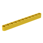 Technic Beam 1 x 11 Thick #32525  - 24-Yellow
