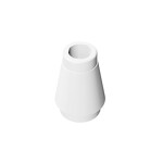 Nose Cone Small 1 x 1 #59900 - 1-White