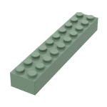 Brick 2 x 10 #3006 - 151-Sand Green