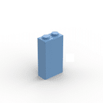Brick 1 x 2 x 3 #22886 - 102-Medium Blue