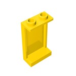 Panel 1 x 2 x 3 - Side Supports / Hollow Studs #87544  - 24-Yellow