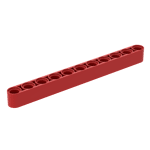 Technic Beam 1 x 11 Thick #32525  - 21-Red