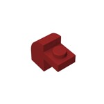 Brick Curved 1 x 2 x 1 1/3 with Curved Top #6091  - 154-Dark Red