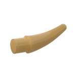 Animal Body Part, Barb / Claw / Tooth / Talon / Horn, Small #53451  - 297-Pearl Gold