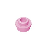 Plate, Round 1 x 1 with Open Stud #85861 - 222-Bright Pink