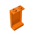 Panel 1 x 2 x 3 - Side Supports / Hollow Studs #87544  - 106-Orange