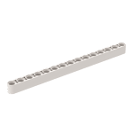 Technic Beam 1 x 15 Thick #32278  - 1-White