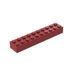 Brick 2 x 10 #3006 - 154-Dark Red