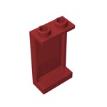 Panel 1 x 2 x 3 - Side Supports / Hollow Studs #87544  - 154-Dark Red
