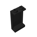 Panel 1 x 2 x 3 - Side Supports / Hollow Studs #87544  - 26-Black