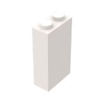 Brick 1 x 2 x 3 #22886 - 1-White