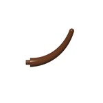 Animal Body Part / Plant, Tail / Claw / Horn / Branch / Tentacle, End Section #40379  - 192-Reddish Brown