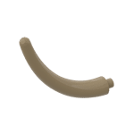 Animal Body Part / Plant, Tail / Claw / Horn / Branch / Tentacle, End Section #40379  - 138-Dark Tan