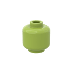 Minifig Head Plain #3626 - 119-Lime