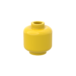 Minifig Head Plain #3626 - 24-Yellow
