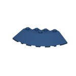 Brick, Round Corner 6 x 6 with Slope 33 Edge, Facet Cutout #95188 - 140-Dark Blue