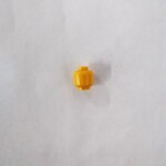 Minifig Head Plain #3626 - 191-Bright Light Orange