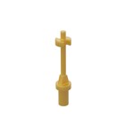 Bar 3L, with Handle, Stop Ring and Side Stops (Minifig Ski Pole) #18745 - 297-Pearl Gold
