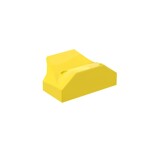 Slope, Curved 1 x 2 x 2/3 Wing End #47458 - 24-Yellow