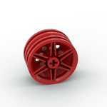 Wheel 30mm D. x 14mm (For Tire 43.2 x 14) #56904 - 21-Red