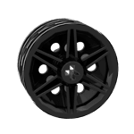 Wheel 30mm D. x 14mm (For Tire 43.2 x 14) #56904 - 26-Black