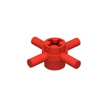 Axle Connector Hub With 4 Bars And Pin Hole #48723 - 21-Red