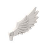 Animal / Creature Body Part, Wing Feathered #11100  - 1-White