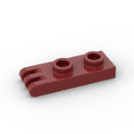 Hinge Plate 1 x 2 with 3 Fingers 1/2 #4275 - 154-Dark Red